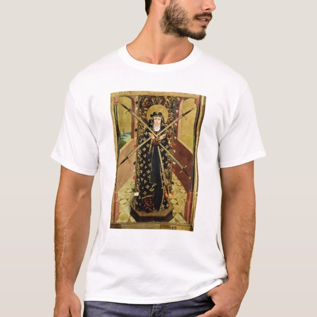 Jungfrau von sieben Sorgen vom Hauben-Altar, 1499 T-Shirt (Vorderseite)