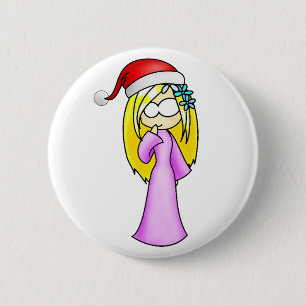 Jungfrau-Weihnachten Button