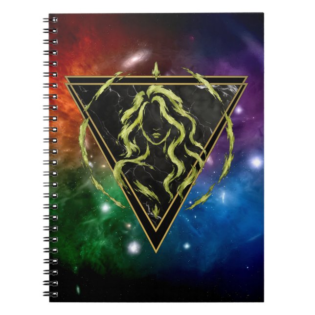 Jungfrau Zodiach Geschenk Astrologie Notizblock (Vorderseite)