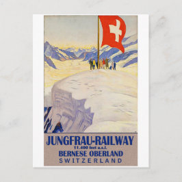 Jungfraubahn, Berner Oberland, Schweiz Postkarte