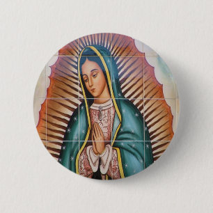 Jungfraude Guadalupe Button
