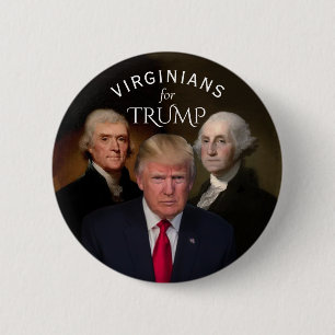 Jungfrauen für Trump Button