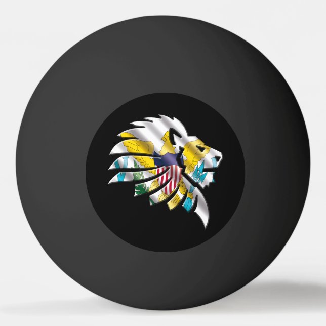 Jungfrauen Tischtennisball (Vorderseite)