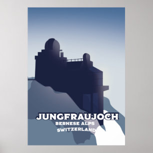 Jungfraujoch, Jungfraujoch Berner Alpen Poster