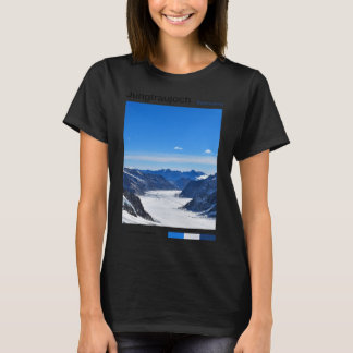 Jungfraujoch Reise Kunst - Schweizer Skifahren Sou T-Shirt