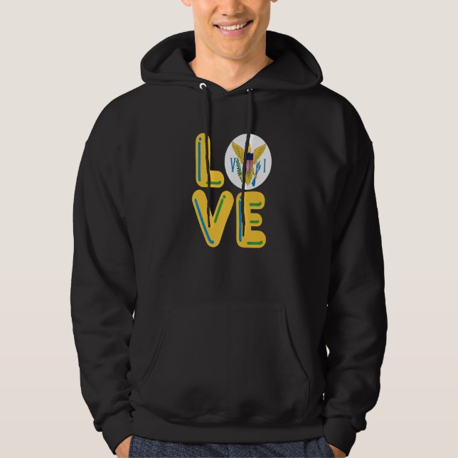JUNGFRÄULICHE Inseln Hoodie (Vorderseite)