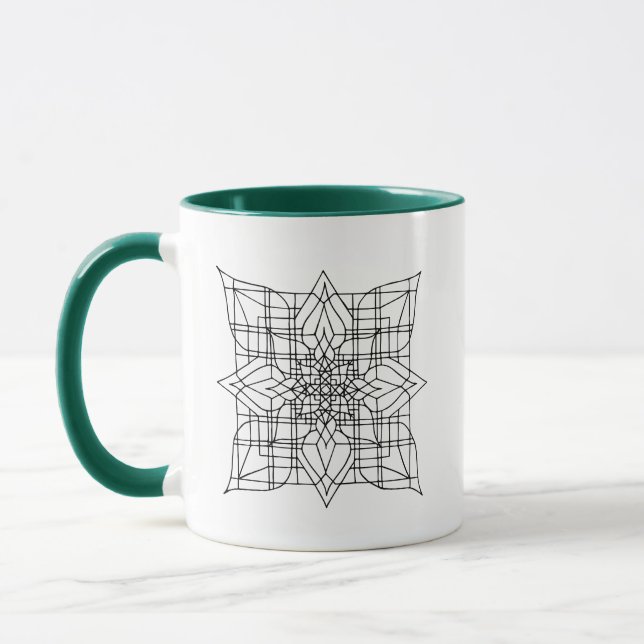 Jungfraumandala-Tasse Tasse (Links)