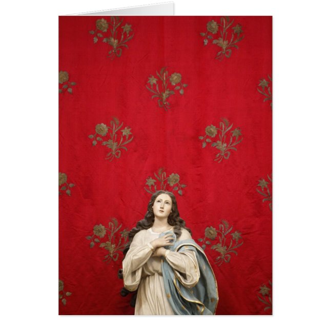 Jungfraustatue in einer Spaccanapoli Kirche, (Vorne)