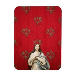 Jungfraustatue in einer Spaccanapoli Kirche, Magnet