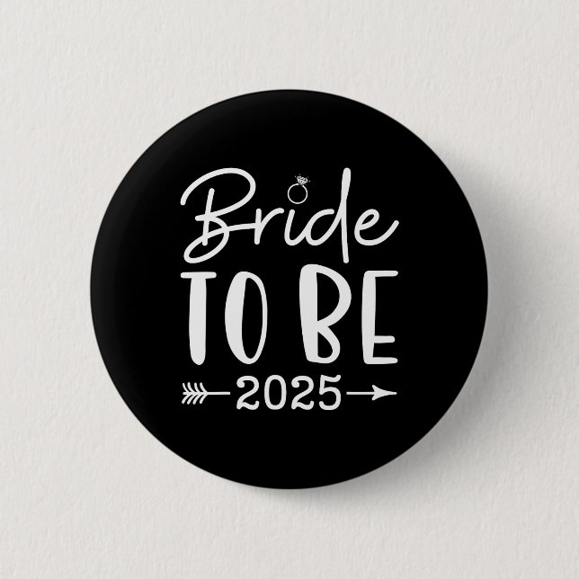 Junggeselinnen-Abschied 2025  Brautparty Button (Vorderseite)