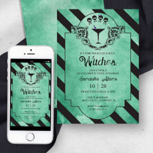 Junggeselinnen-Abschied Adult Halloween Einladunge Einladung