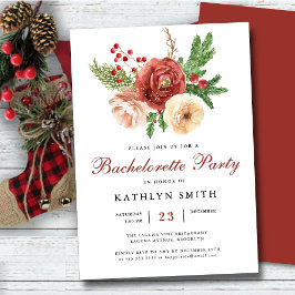 Junggeselinnen-Abschied Blush Pink Einladung