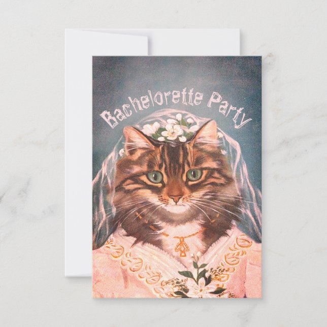 Junggeselinnen-Abschied, Brautparty ... Einladung (Vorderseite)