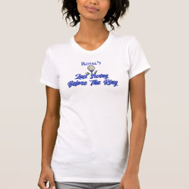 Junggeselinnen-Abschied Brautparty Golf Ball Blue T-Shirt