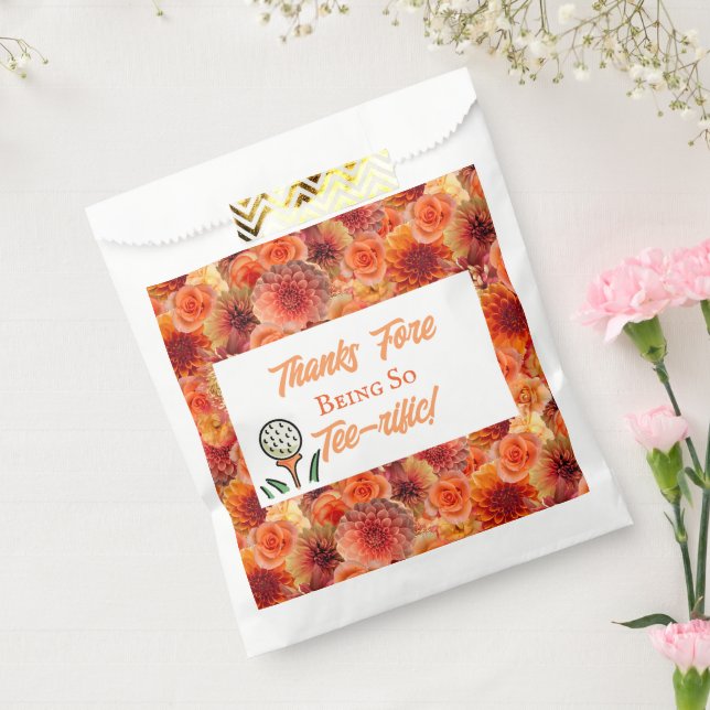 Junggeselinnen-Abschied Brautparty Golf Peach Oran Geschenktütchen (Versiegelt)