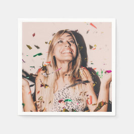 Junggeselinnen-Abschied Bride Face Foto Serviette