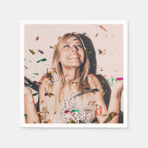 Junggeselinnen-Abschied Bride Face Foto Serviette