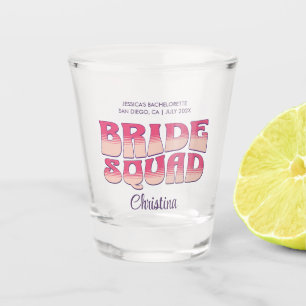 Junggeselinnen-Abschied Bride Squad Bridesmaid Hot Schnapsglas