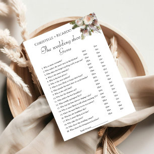Junggeselinnen-Abschied Card für Hochzeitsschuh Ankündigung