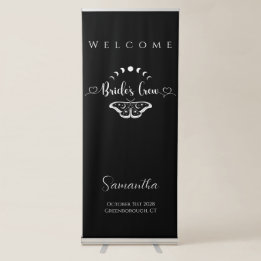 Junggeselinnen-Abschied Celestial Gothic Willkomme Ausziehbarer Banner