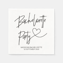 Junggeselinnen-Abschied Deco Napkin Set Serviette