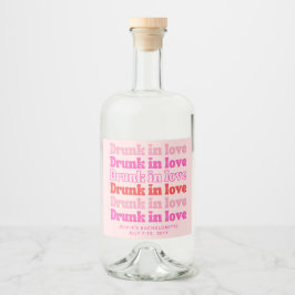 Junggeselinnen-Abschied Dekoration Betrunken in Li Alkoholflaschenetikett