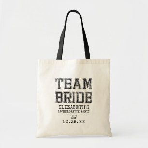 Junggeselinnen-Abschied des Kollegiums Team Bride Tragetasche