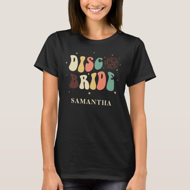 Junggeselinnen-Abschied Disco Bridge - Benutzerdef T-Shirt (Vorderseite)