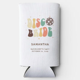 Junggeselinnen-Abschied Disco Bridge Name Retro Cu Selters Dosenkühler