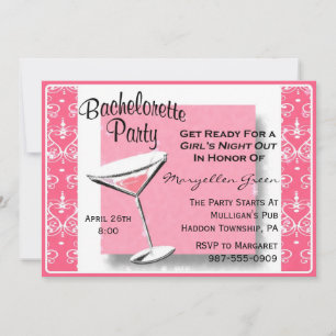 Junggeselinnen-Abschied Einladung-einfach zu indiv Einladung