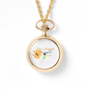 Junggeselinnen-Abschied geben Datum der Sonnenblum Armbanduhr