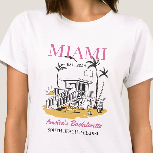 Junggeselinnen-Abschied Girls Trip Custom Text T-Shirt (Von Creator hochgeladen)