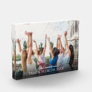 Junggeselinnen-Abschied Girl's Weekend Memory Souv Fotoblock