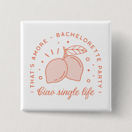 Junggeselinnen-Abschied Italienisches Sommerthema  Button