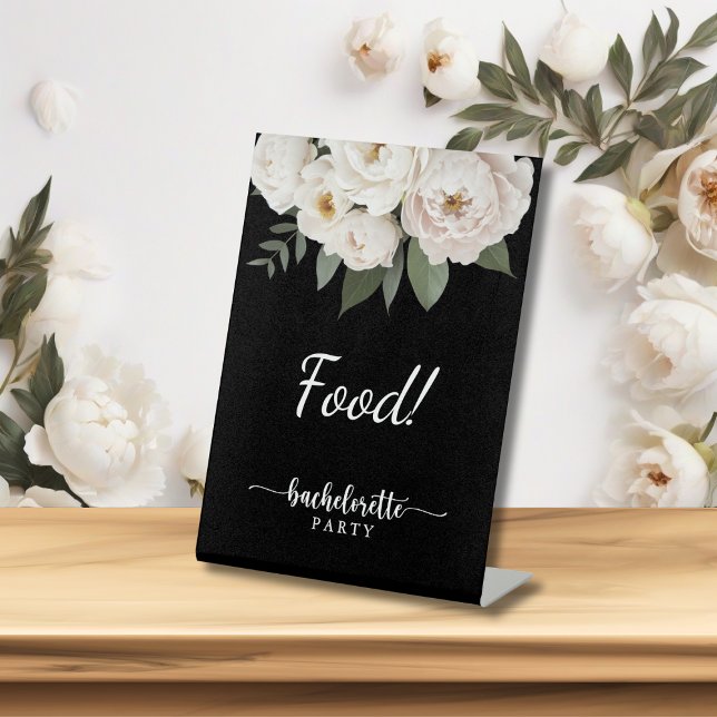 Junggeselinnen-Abschied mit schwarzem und weißem B Sockelschild (Von Creator hochgeladen)