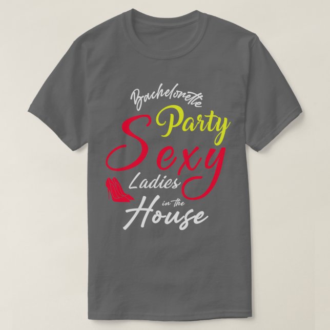 Junggeselinnen-Abschied nice Bride Gift T-Shirt (Design vorne)