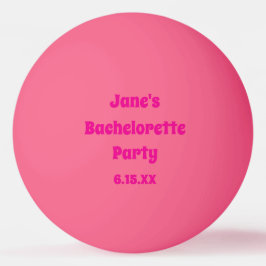 Junggeselinnen-Abschied Ping Pong Balls Tischtennisball