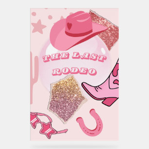 Junggeselinnen-Abschied Poster - Glitzer und Glam