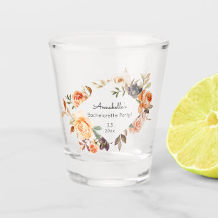 Junggeselinnen-Abschied Rosa und Pfirsich Schnapsglas