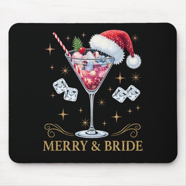 Junggeselinnen-Abschied Schwanz Drink Chri Mousepad (Vorne)