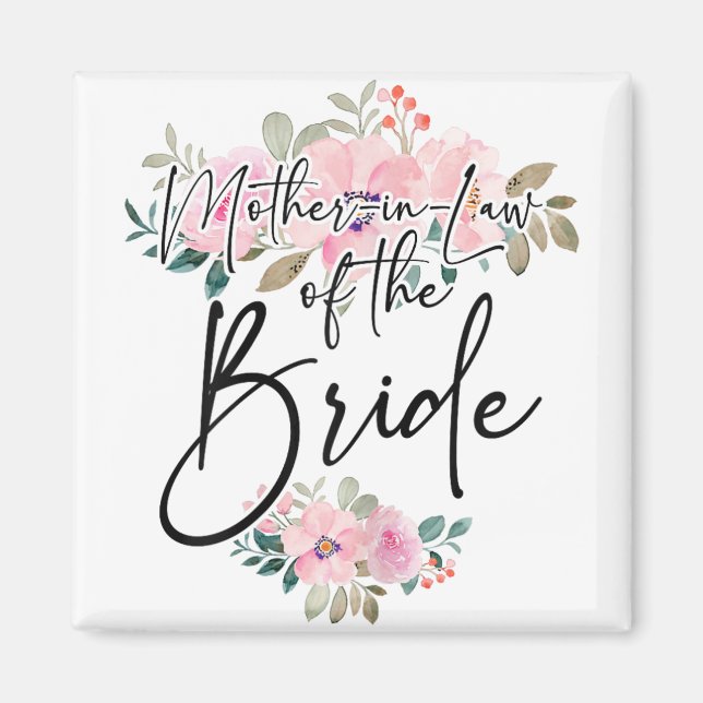 Junggeselinnen-Abschied Schwiegermutter The Bride  Magnet (Vorne)