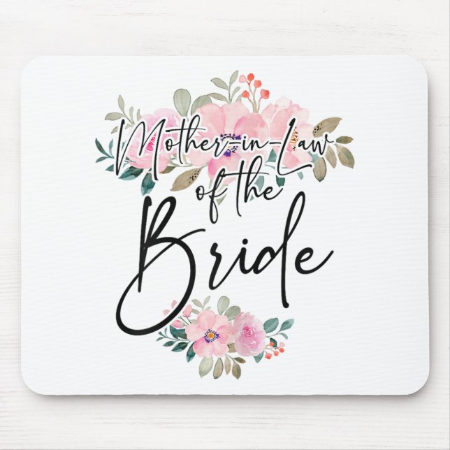 Junggeselinnen-Abschied Schwiegermutter The Bride  Mousepad (Vorne)