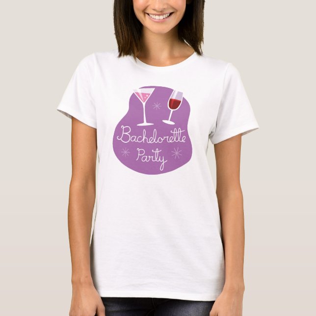 Junggeselinnen-Abschied T - Shirt (Vorderseite)