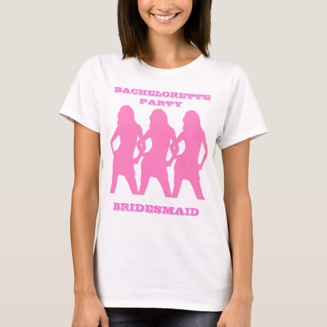 Junggeselinnen-Abschied T-Shirt (Vorderseite)