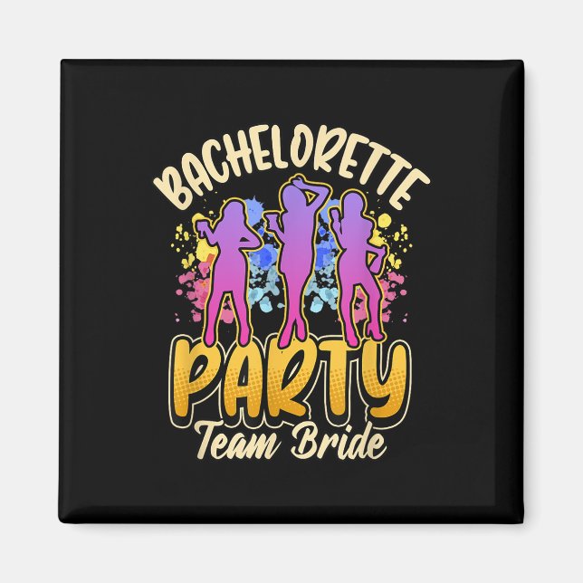 Junggeselinnen-Abschied Team Bride Magnet (Vorne)