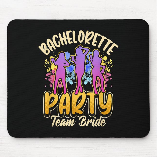 Junggeselinnen-Abschied Team Bride Mousepad (Vorne)