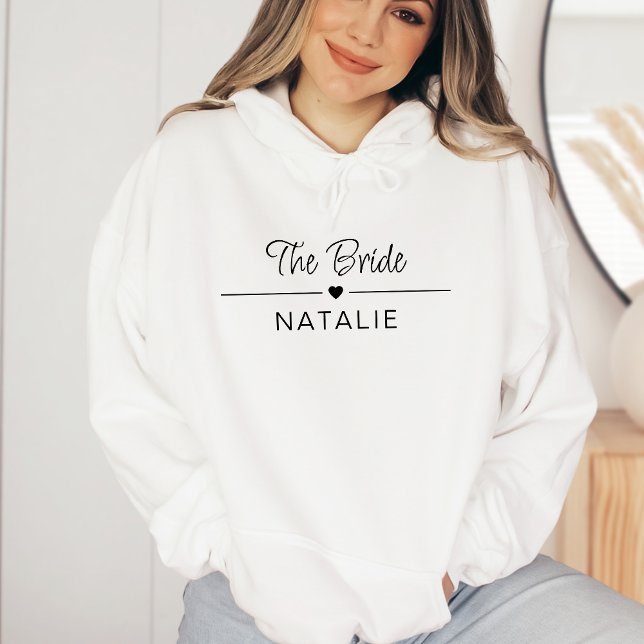 Junggeselinnen-Abschied Team Bride Personalisiert  Hoodie (Von Creator hochgeladen)