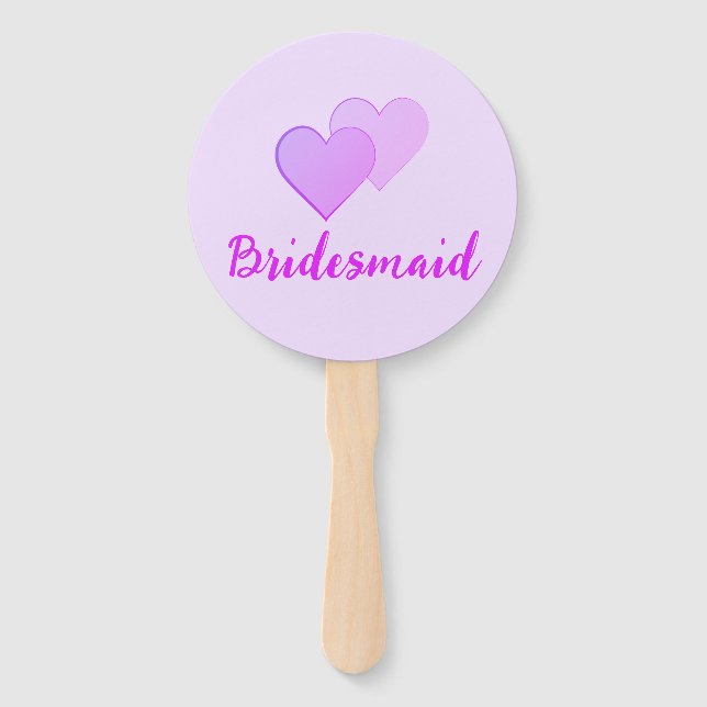Junggeselinnen-Abschied von Bridesmaid. Kunst der  Fächer (Vorderseite)