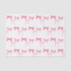 Junggeselinnen-Abschied "Watercolor Pink Bow" Seidenpapier