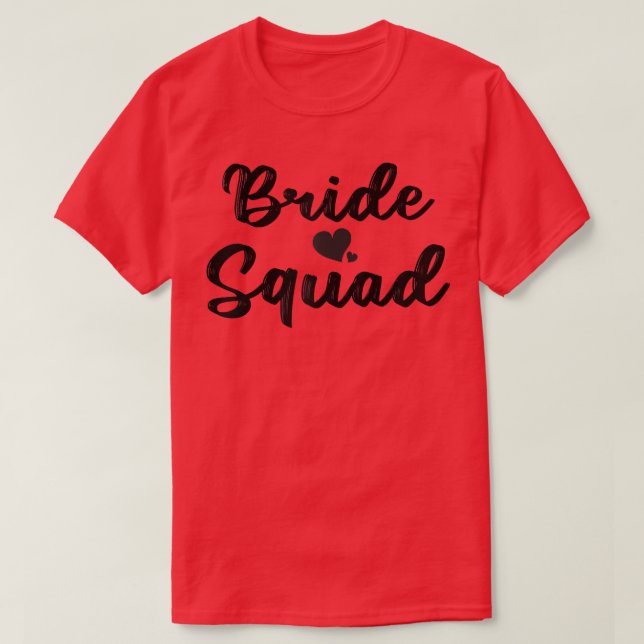Junggeselinnen-Abschied Wedding Bride T-Shirt (Design vorne)
